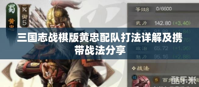 三国志战棋版黄忠配队打法详解及携带战法分享